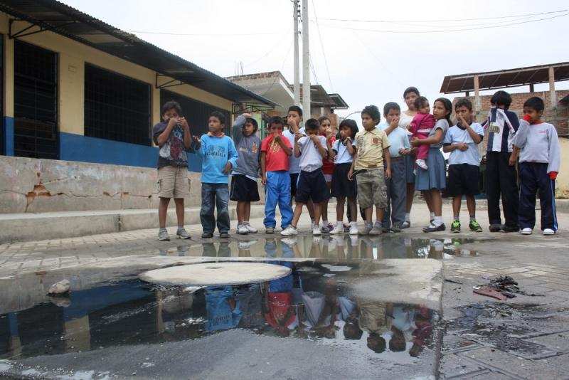 colegio con desague