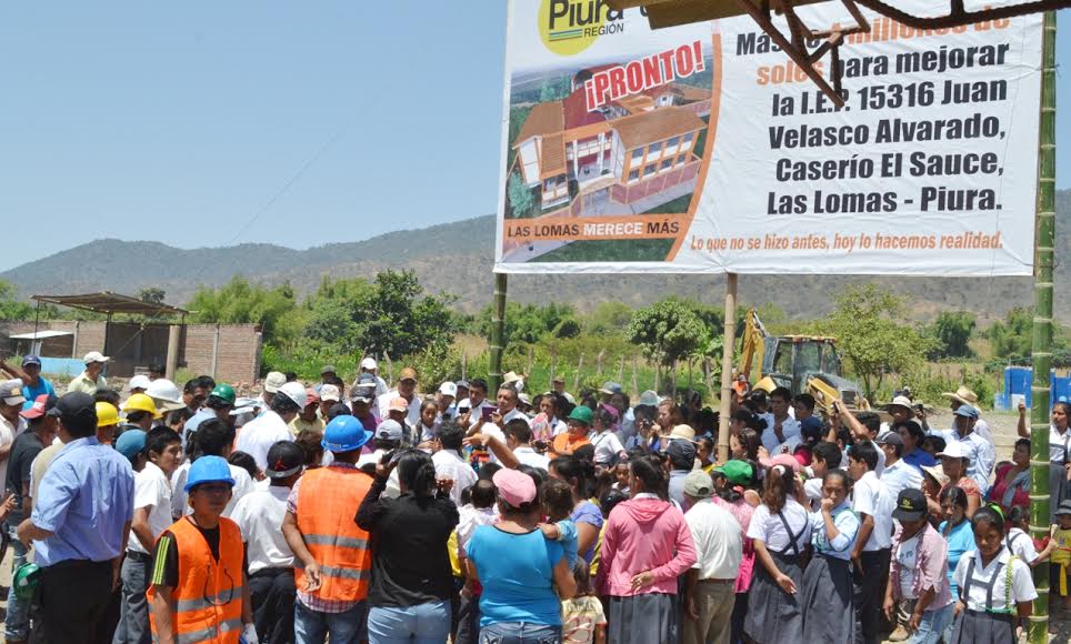 obra colegio El Sauce Las Lomas