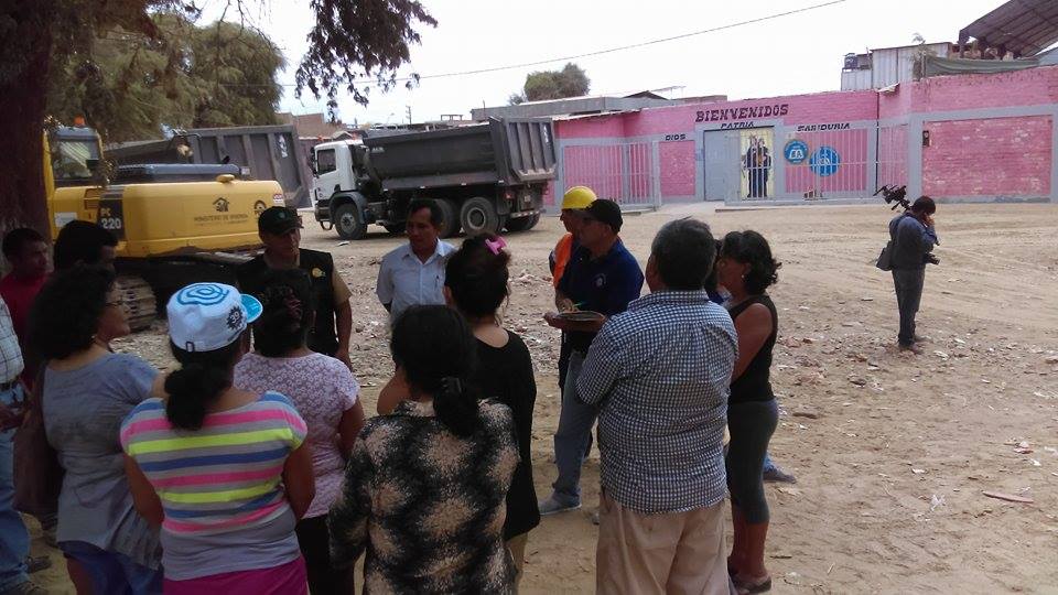 pobladores dren 6 de setiembre 2