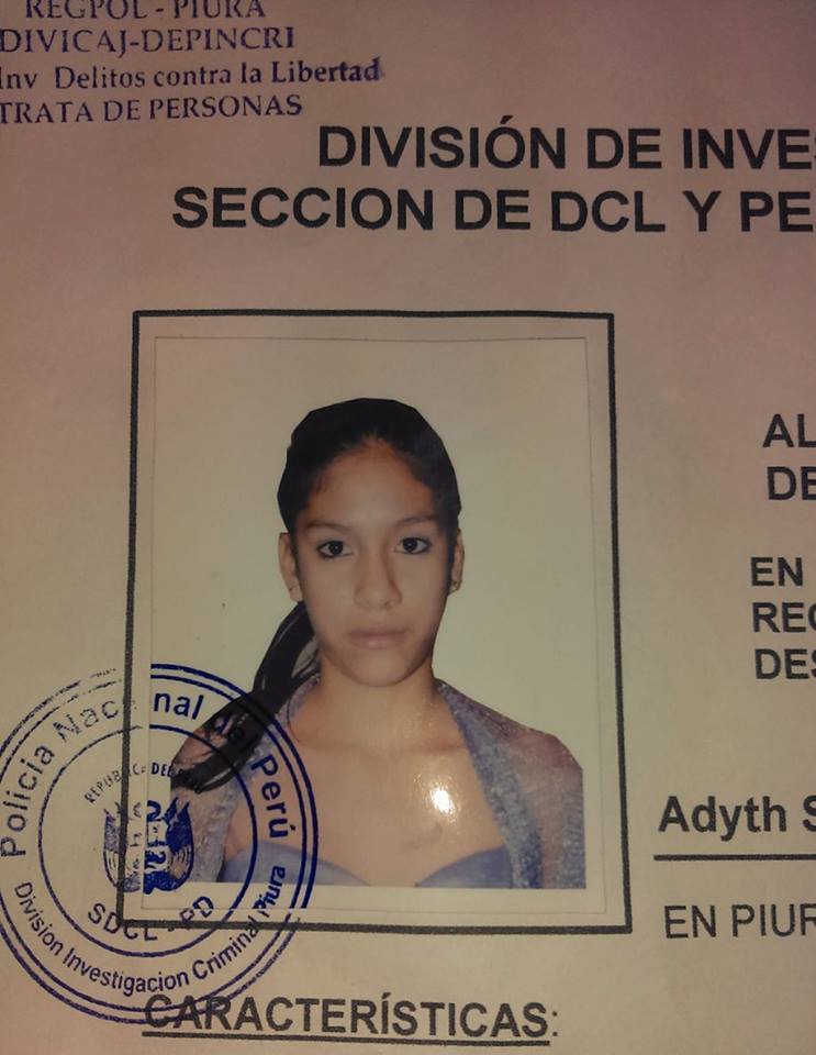 menor desaparecida