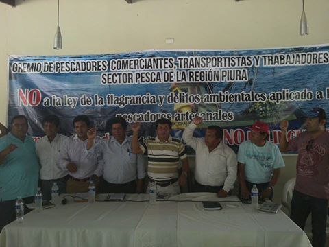 pescadores marcha