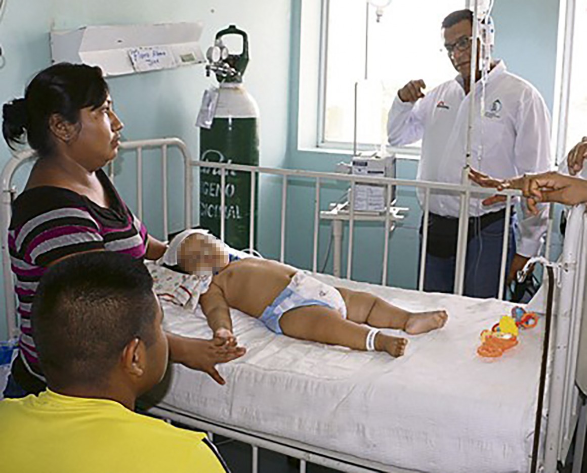 bebe enfermo