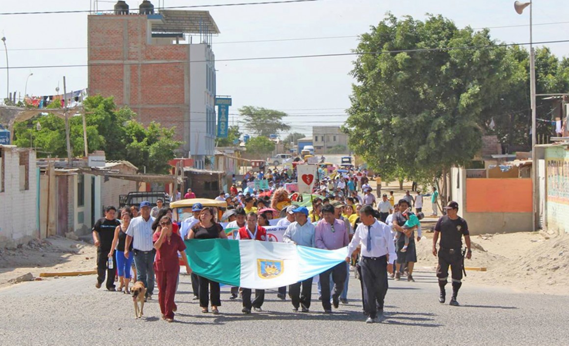 marcha contra el dengue Sechura