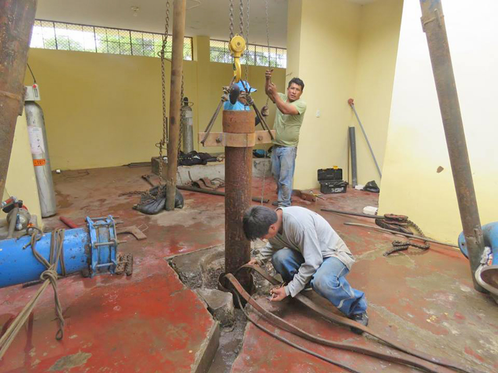 pozo san carlos reparación