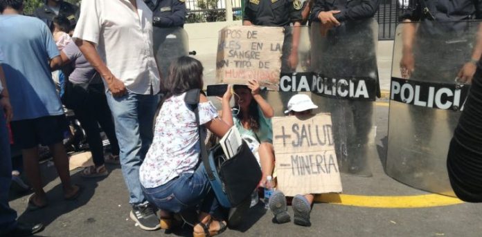 minería protesta minsa