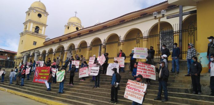 Ayabaca Sindicato Construcción protesta 1