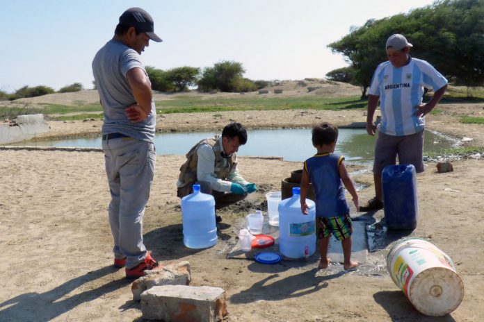 Agua contaminada población Pacora - Lambayeque