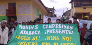 Ronderos de Ayabaca y Huancabamba alistan marcha para este jueves en contra del proyecto Río Blanco