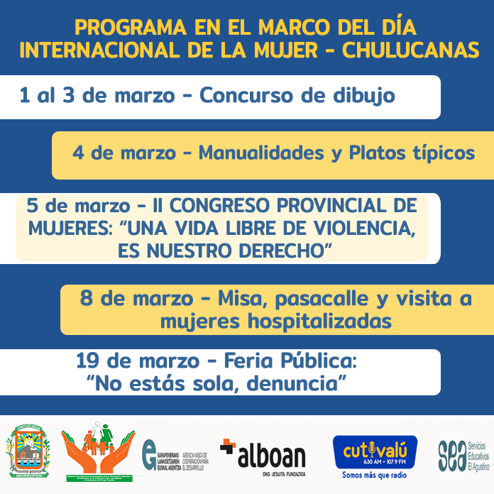 PROGRAMA - 8 MARZO - CH