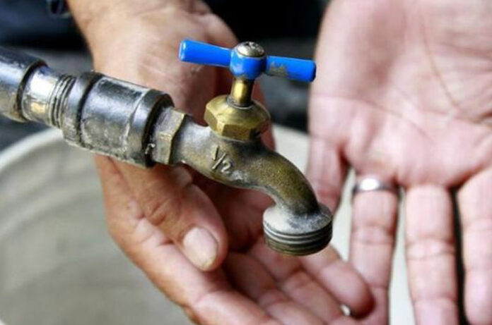 corte de agua