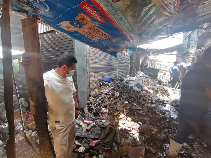 incendio mercado