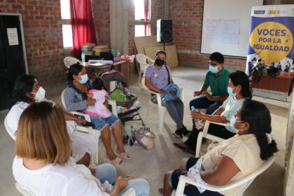 Mujeres de Malingas se capacitan en temas de violencia de género