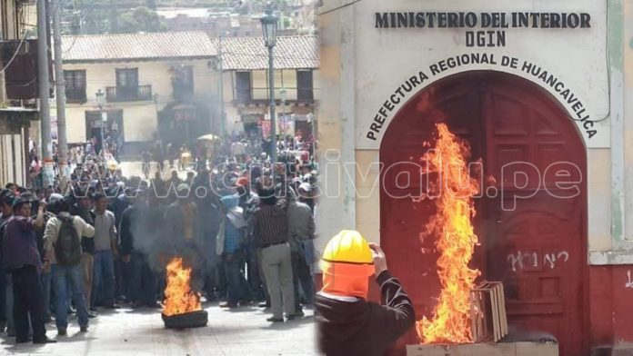 Enfrentamiento en marcha