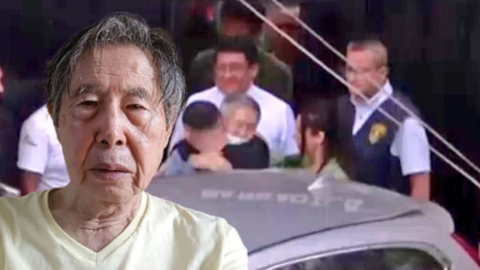 Alberto Fujimori sale de prisión de Barbadillo tras orden del Tribunal Constitucional