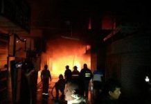 Bomberos atendieron cinco incendios y dos accidentes de tránsito en pleno año nuevo