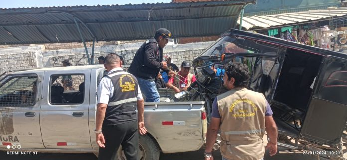 Piura: 30 mototaxis son enviadas al depósito por estacionarse en zonas prohibidas