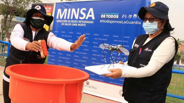 Minsa emite alerta epidemiológica ante aumento de casos de dengue en el Perú