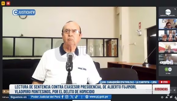 Vladimiro Montesinos recibe 19 años de cárcel por casos Pativilca y La Cantuta