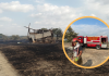 Piura: bomberos atienden incendio forestal que puso en riesgo a pobladores del caserío Las Mercedes