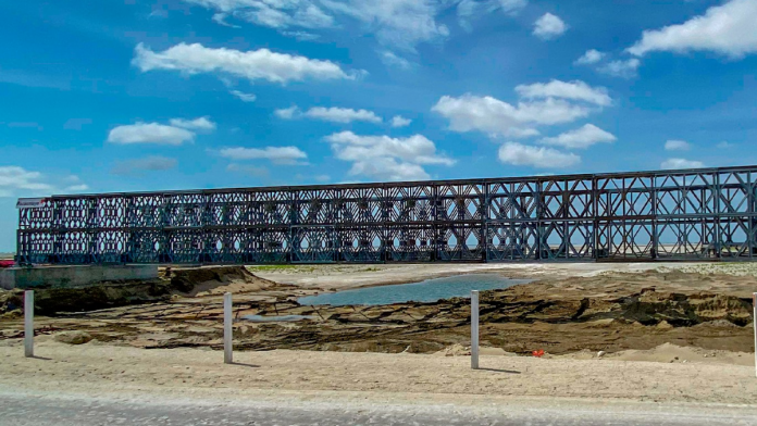 Sechura: culmina instalación de puentes Bailey a casi un año de derrumbarse la vía Bayóvar-Chiclayo