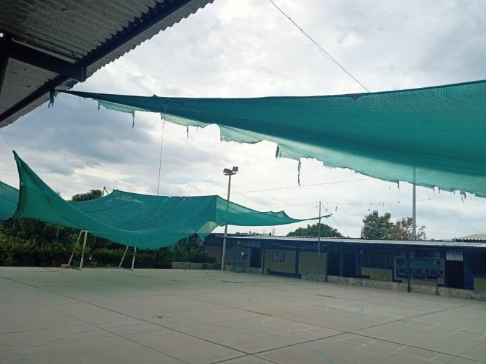 tambogrande colegio piura Tambogrande: solicitan instalación de techo panorámico para patio de I. E. 24 de Junio