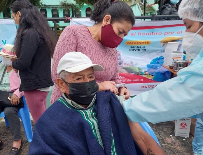 Huancabamba: Cobertura de vacunación COVID-19 solo alcanza el 2 %