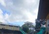 Suyo: vientos fuertes causan daño en techo de formación del colegio N°14300 del caserío Cachaquito