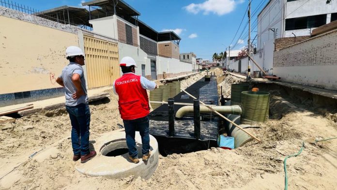 Advierten conformidad de trabajos no ejecutados en obras de cuencas ciegas de Piura