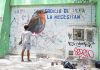 Egresados de Escuela de Arte Ignacio Merino embellecen Parque Infantil con murales