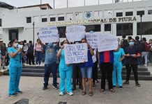 Piura: Personal de Hospital Universitario exige el pago de sus remuneraciones