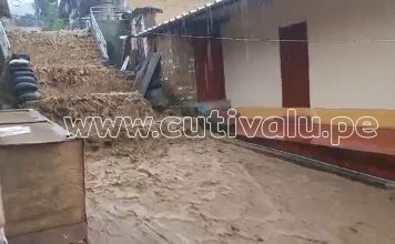 Ayabaca: quebrada Pajul se desborda tras intensas lluvias en Sapillica