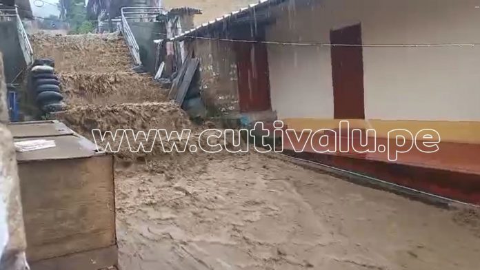 Ayabaca: quebrada Pajul se desborda tras intensas lluvias en Sapillica