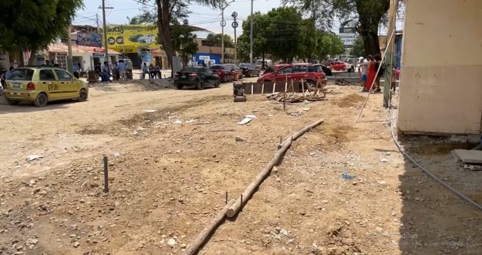 Denuncian abandono de obra en Av. Corpac, principal acceso al aeropuerto de Piura