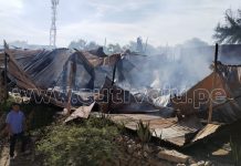 Castilla: Incendio arrasa con 13 viviendas de la III etapa de La Primavera