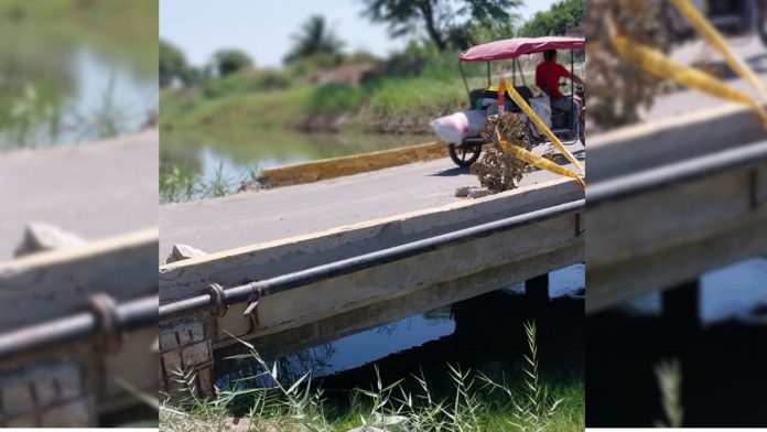 Sechura: advierten que puente en San Cristo está a punto de colapsar