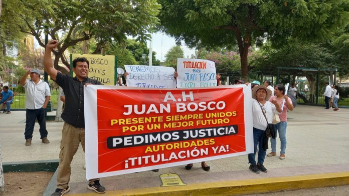 Piura: A. H. Juan Bosco reclama atención para dejar de vivir en la informalidad