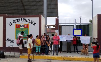 Piura: docentes y padres exigen la culminación de trabajos en colegio César Vallejo