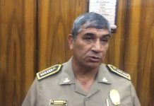 Comandante General PNP Víctor Zanabria lamenta la falta de apoyo por parte del Ministerio Público en la lucha contra la delincuencia
