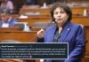 Susel Paredes opina a través de su cuenta en X