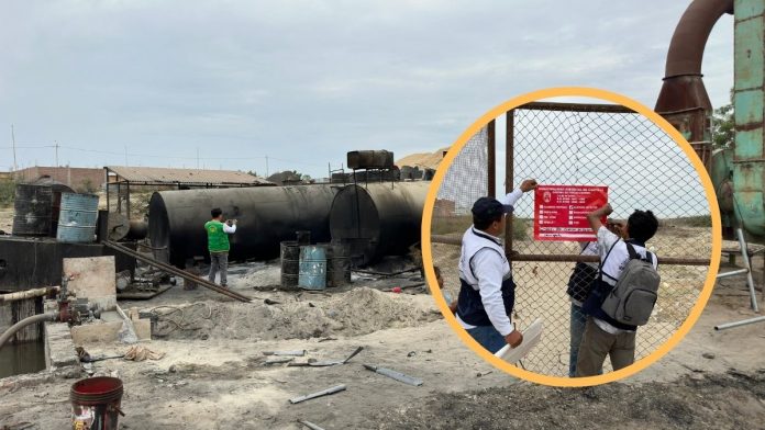 Castilla: clausuran definitivamente fábrica clandestina de asfalto en A. H. Pueblo Libre