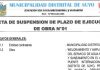 Ayabaca: suspenden plazo de ejecución de obra porque supervisor tiene dengue