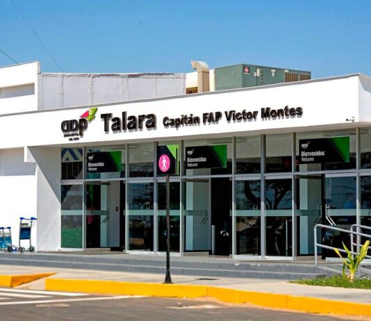 Aeropuerto de Talara, región Piura. Difusión