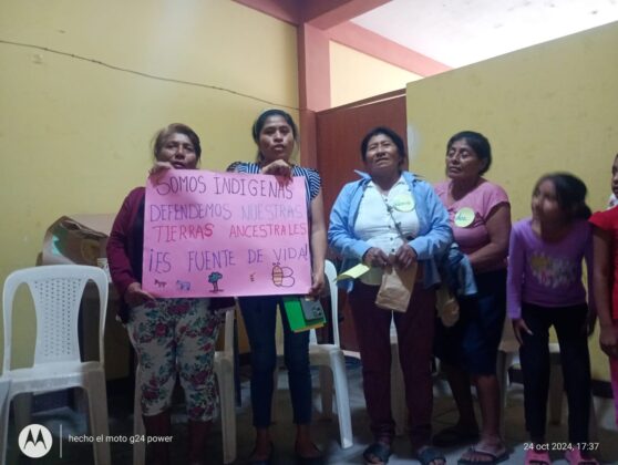 Comuneros y comuneras de Catacaos luchan por defender su territorio y el empoderamiento de mujeres indígenas