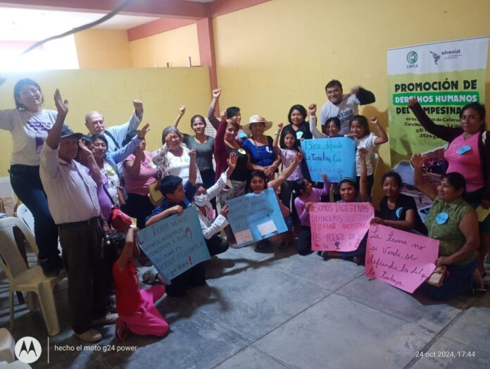 Comuneros y comuneras de Catacaos luchan por defender su territorio y el empoderamiento de mujeres indígenas Comuneros y comuneras de Catacaos luchan por defender su territorio y el empoderamiento de mujeres indígenas
