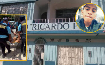 Colegio Ricardo Palma, ubicado en la av. Ramón Castilla