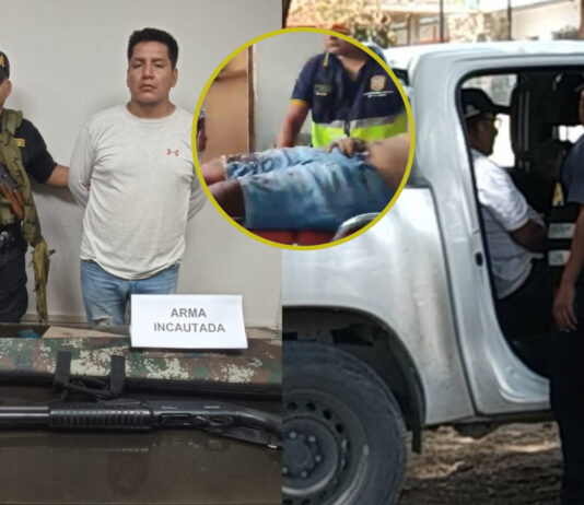 Detenidos. Pablo César Fiestas Chumpitaz (izquierda), y Walter Chumpitaz Panta (derecha)