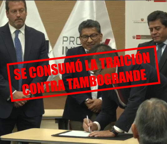 ProInversión firma contrato con Buenaventura en Lima