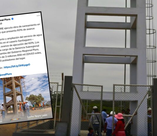 Morropón: Pobladores de denuncian que millonaria obra de agua no duró ni tres meses