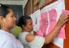 Integrantes de la red de mujeres de Morropón participan de un conversatorio conmemorativo por el Día de la Madre