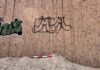 Sujetos vandalizan muros de Chan Chan